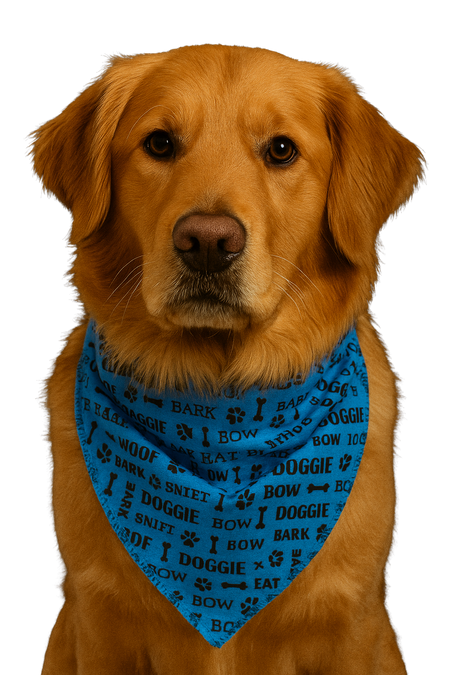 S3222 Doggie Bandana Blue