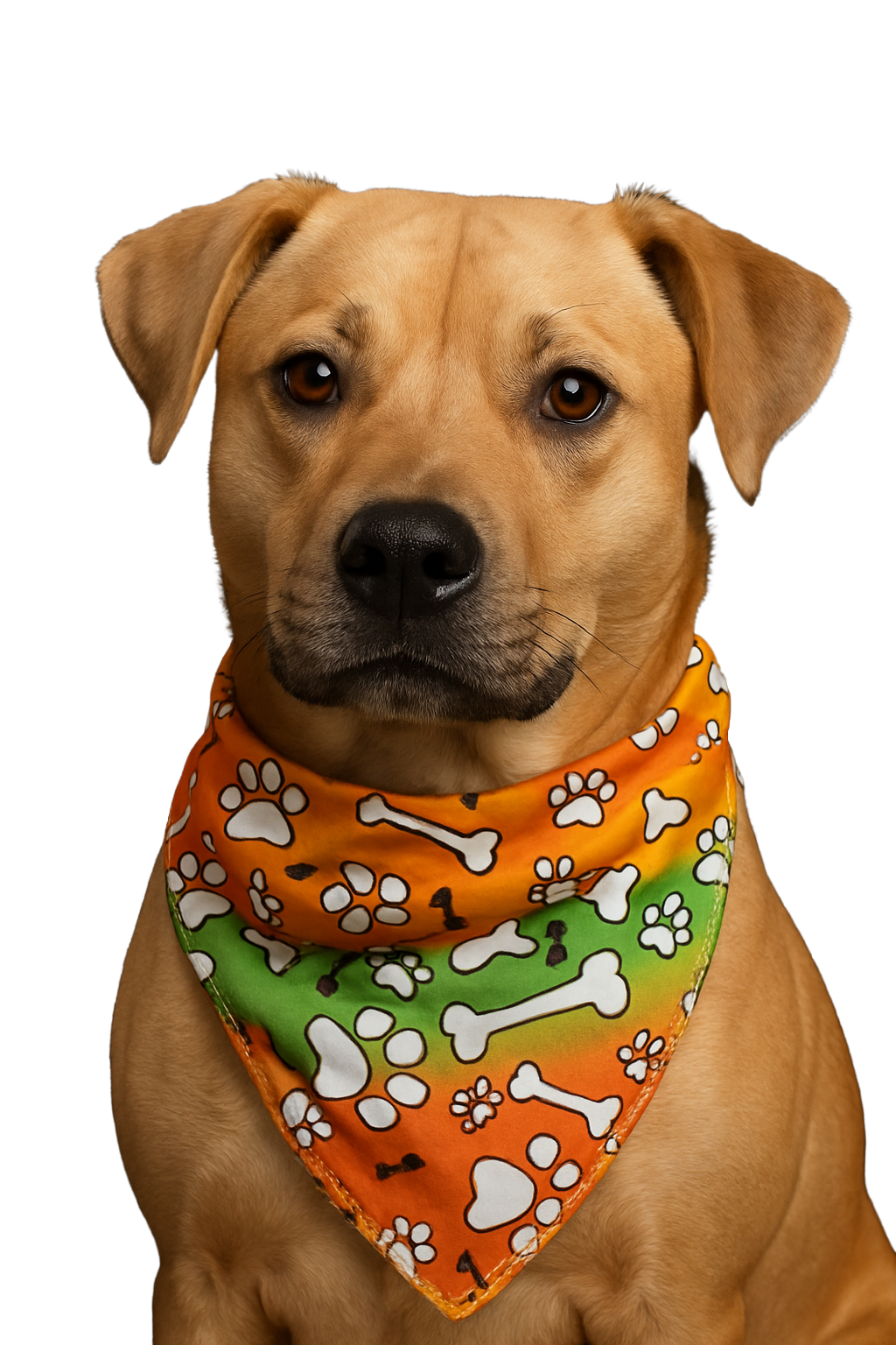 PKS1 60 Assorted PAWS & BONES Tieback Dog Grooming Bandanas / Groomers Bulk Package