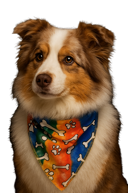 S3261 Paws & Bones Bandana,