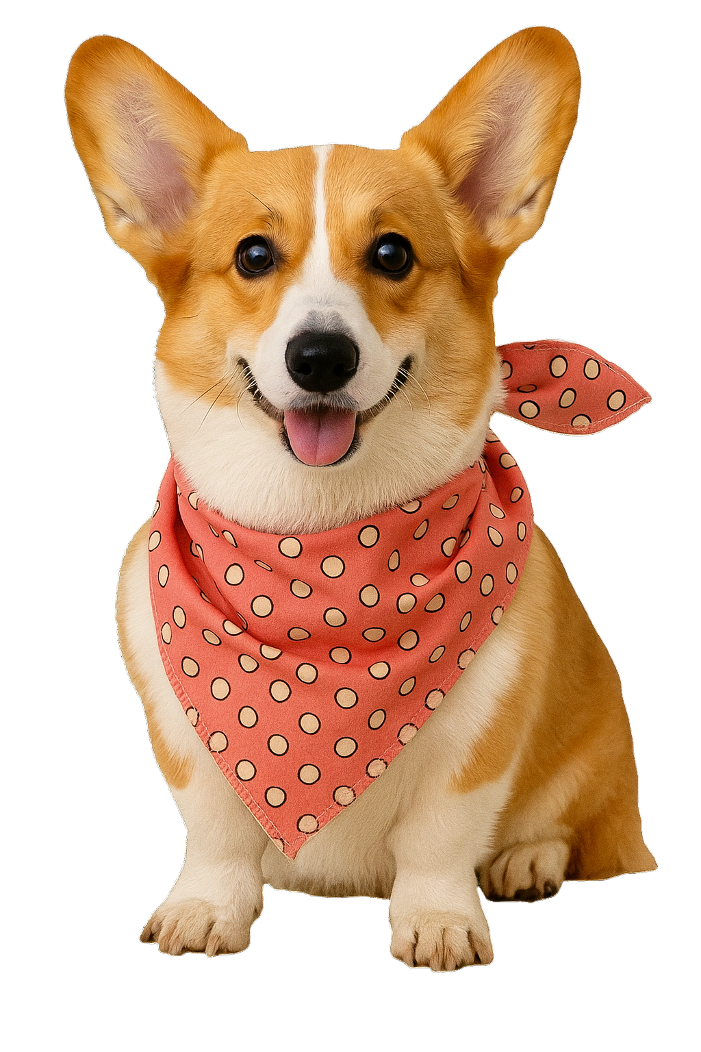 S3264 Casual Pink Polka, Bandana