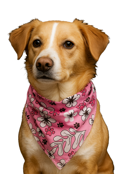 S3269 Flowers Bandana Aloha