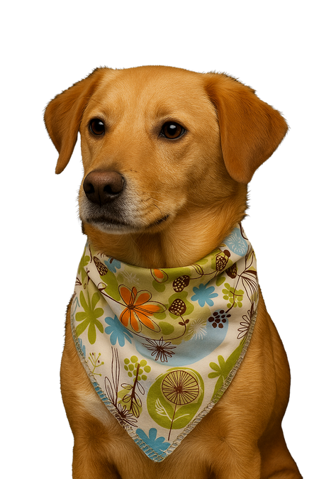 S3273 Flowers  Bandana