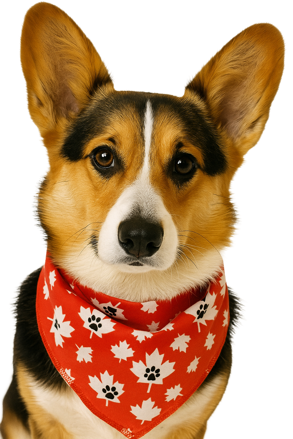 S3280 Maple Leaf Doggie Bandana