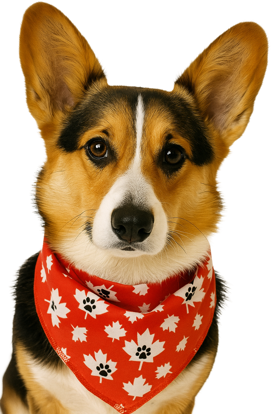 S3280 Maple Leaf Doggie Bandana