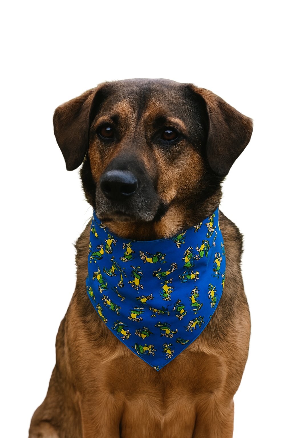 S3056 Skateboard Doggie Bandana, Blue