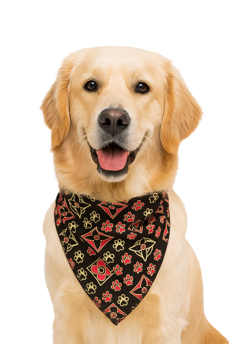 S3064 Colorful Paws Doggie Bandana
