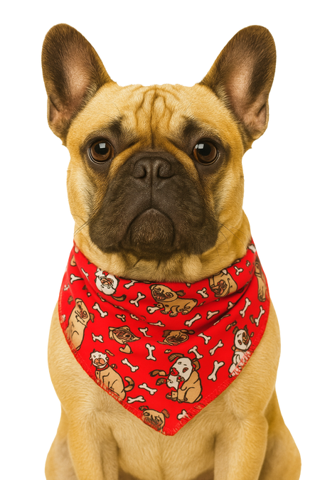 PKS7 60 Assorted VALENTINE'S DAY Tieback Dog Grooming Bandanas / Groomers Bulk Package