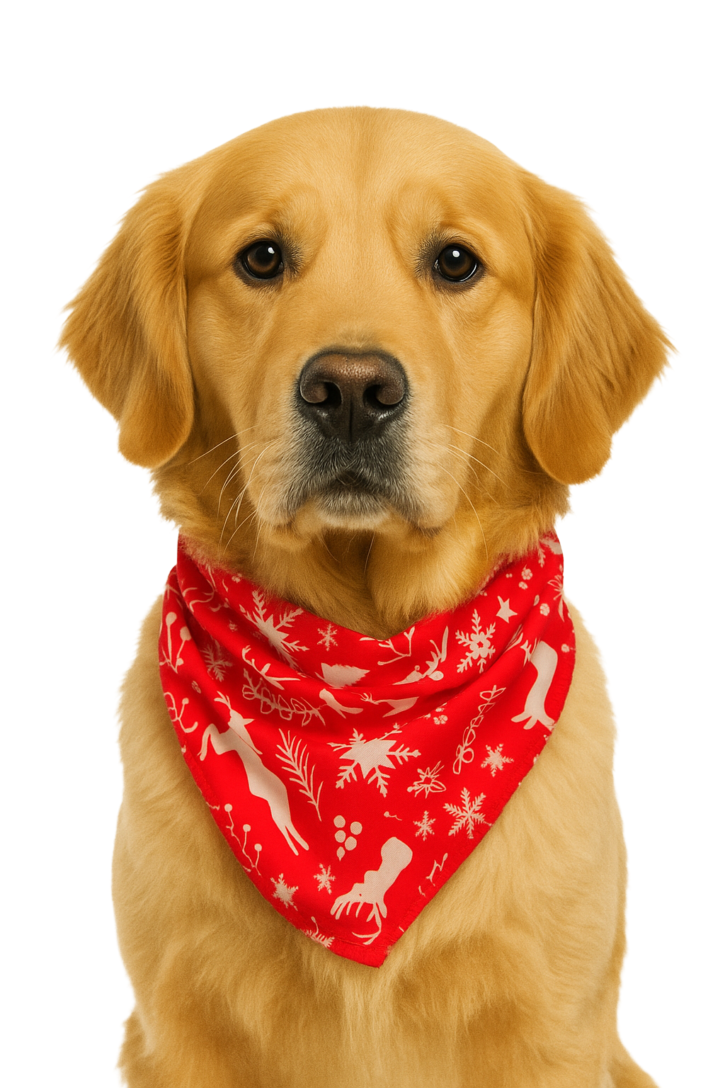S3099 Christmas Bandana Red