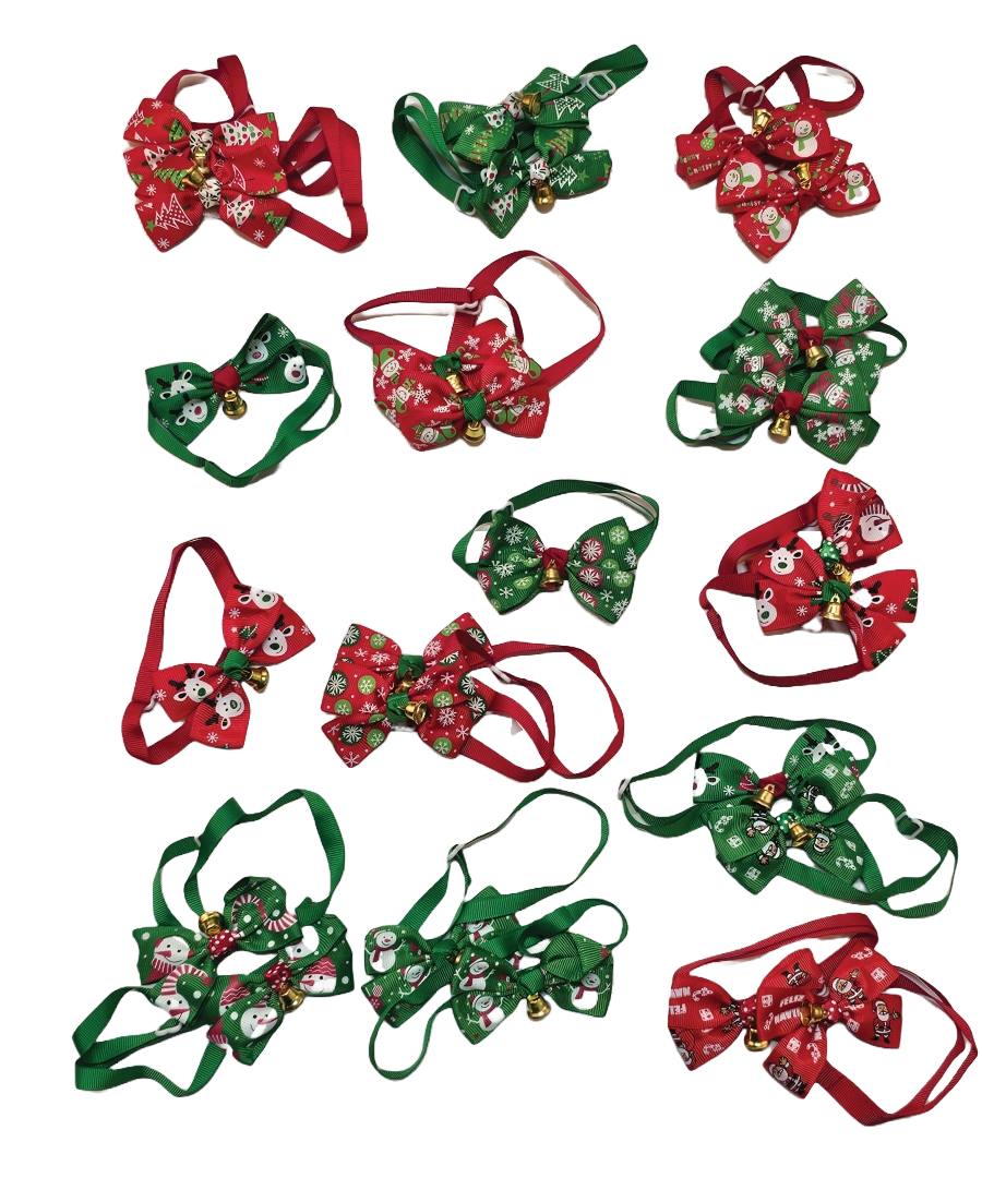 PKBT6 12 Mix Pack Christmas Bowties