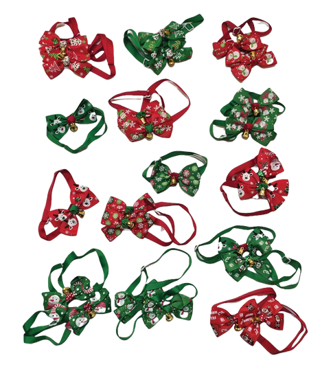 PKBT6 12 Mix Pack Christmas Bowties