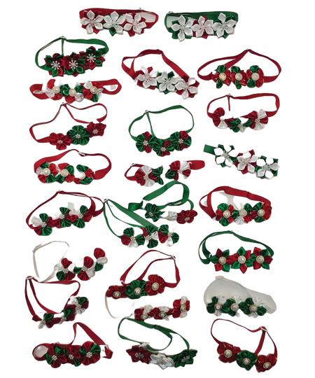 FC2 12 Mix Pack Christmas Flower Collars
