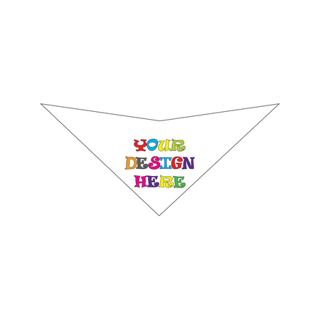 SA3505 Full Color All Over Print, Triangle Bandana