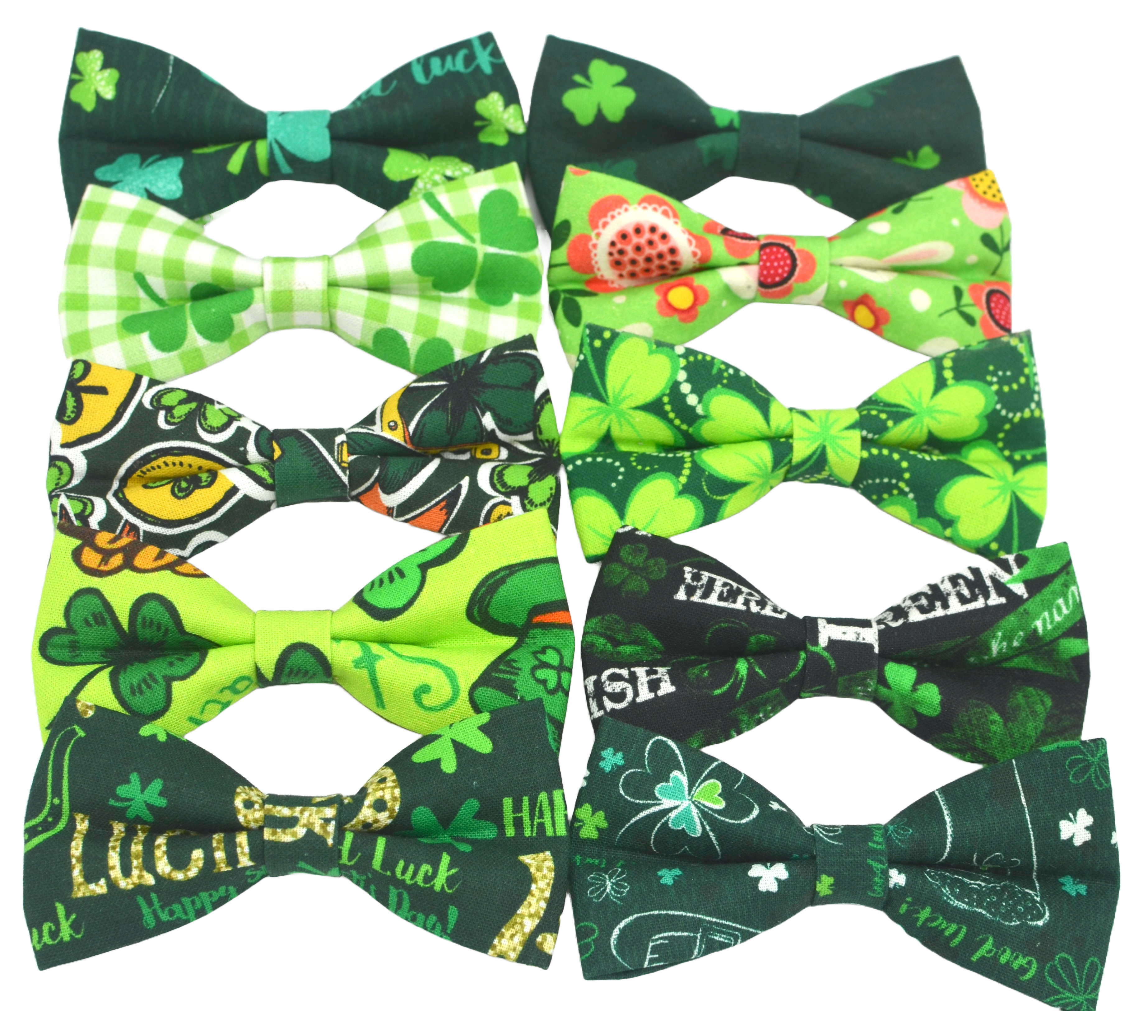 PKBT8 12 Mix Pack St. Patrick's Day Bowties