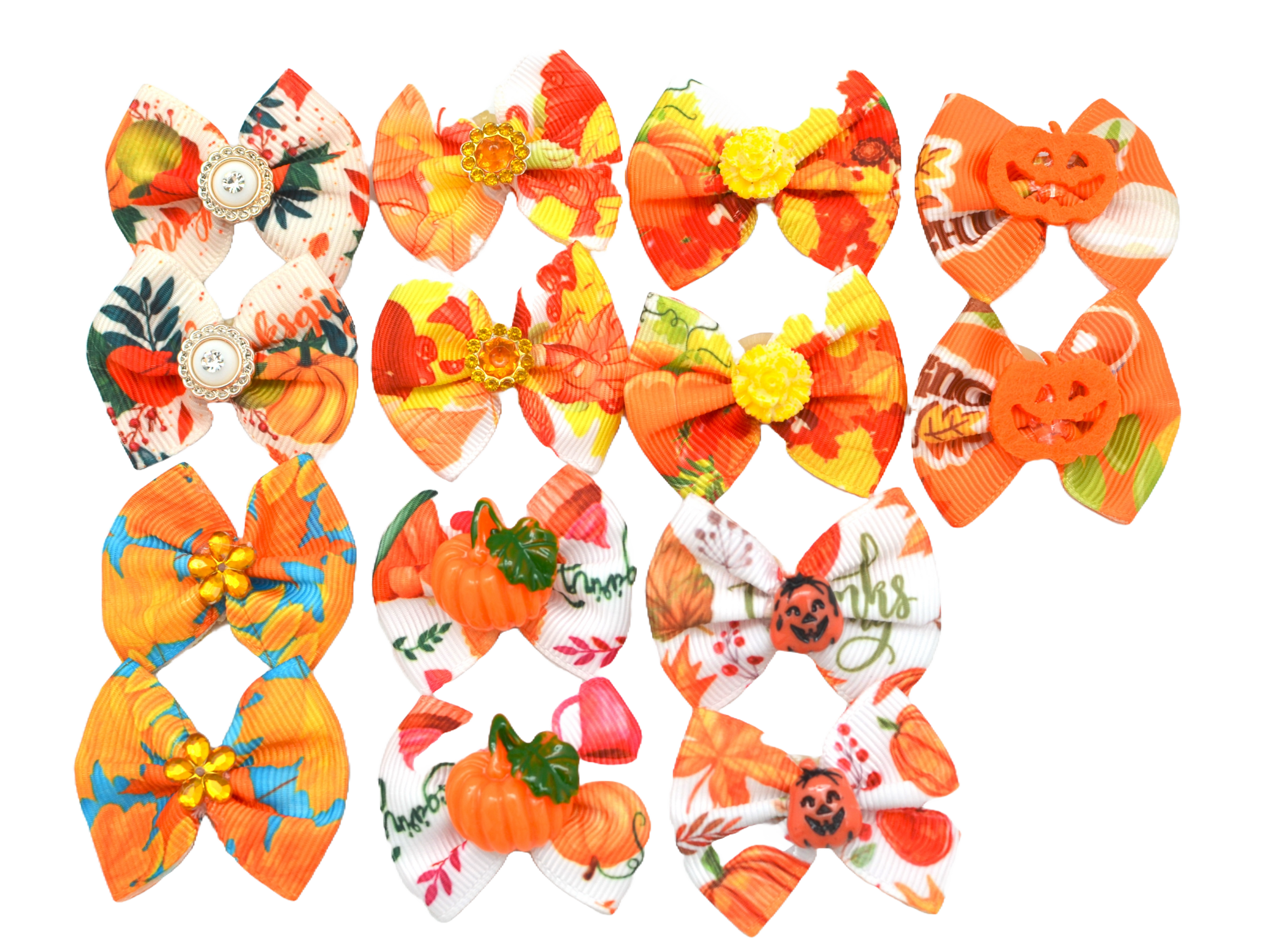 PKB11 24 Mix Pack Fall & Thanksgiving Bows