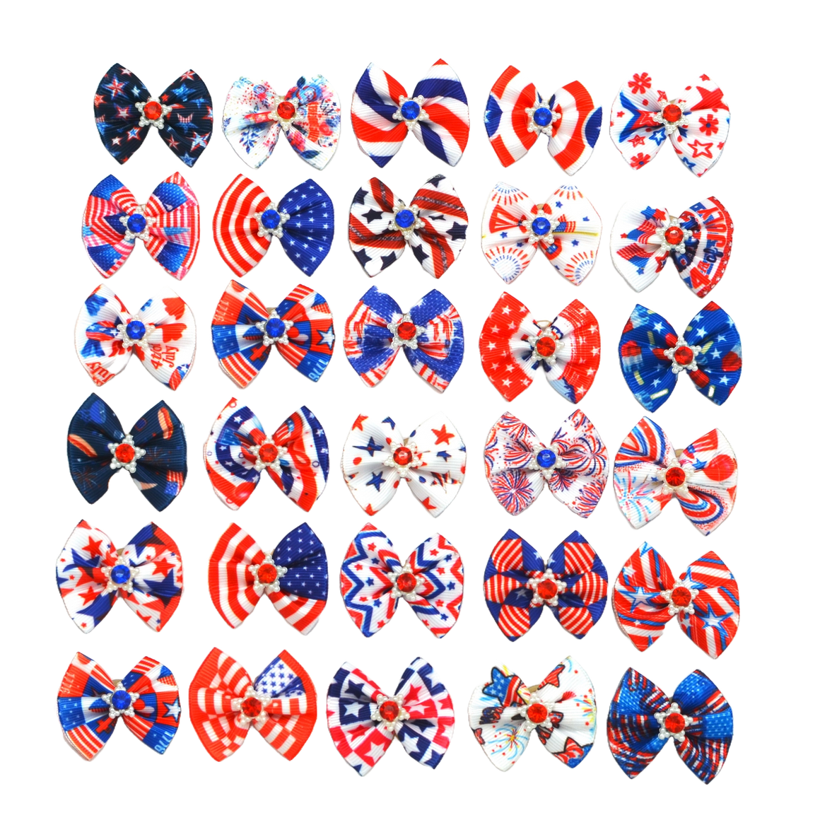 PKB5 24 Mix Pack Patriotic Bows