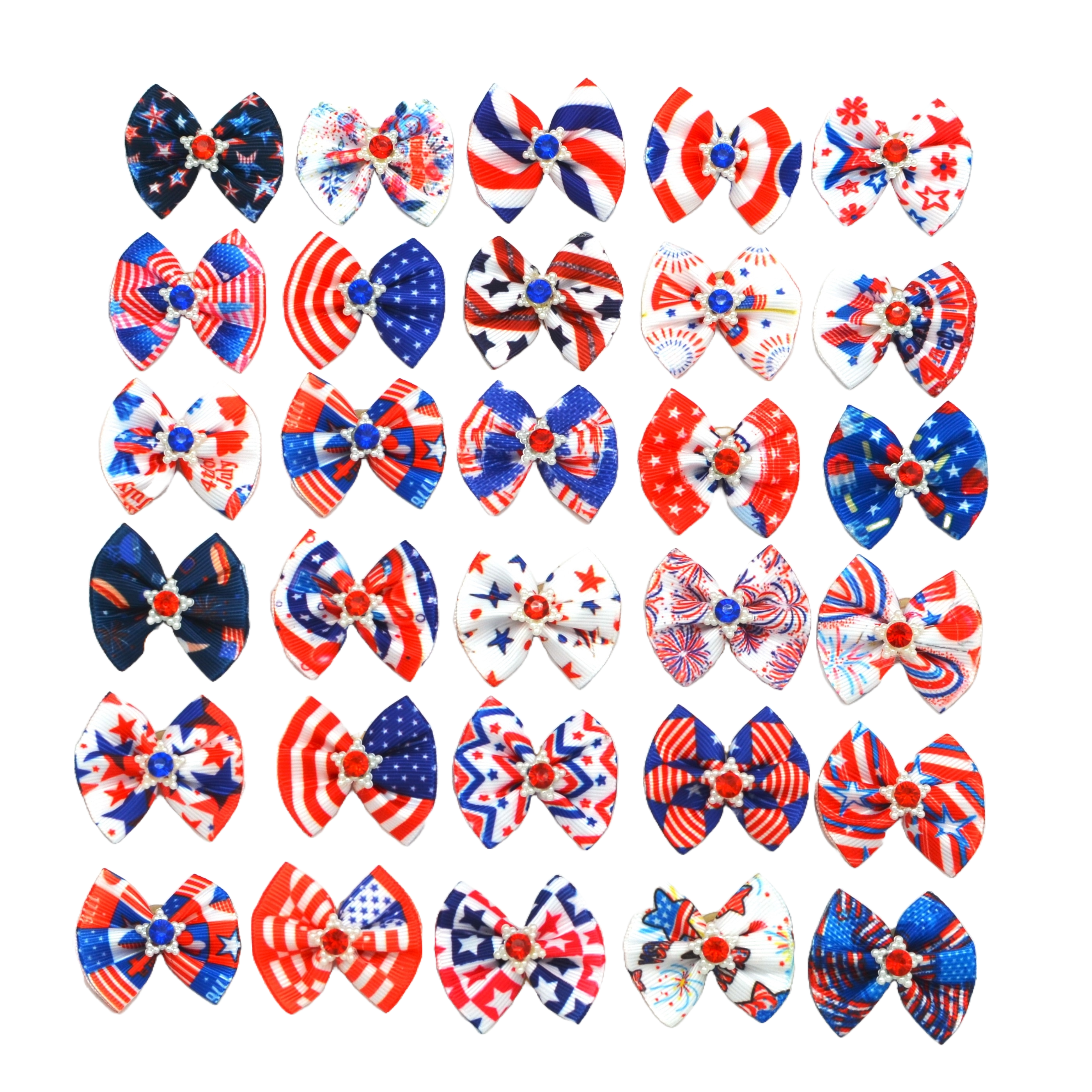 PKB5 24 Mix Pack Patriotic Bows