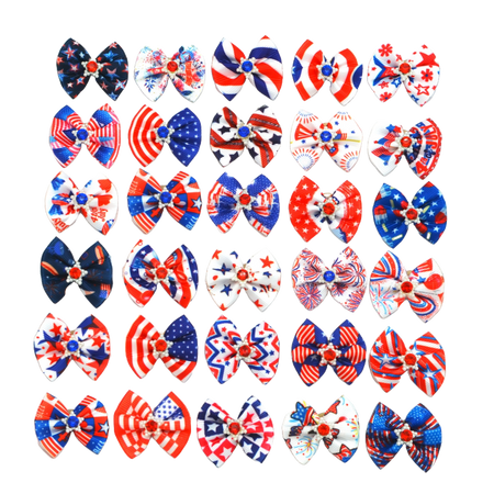 PKB5 24 Mix Pack Patriotic Bows