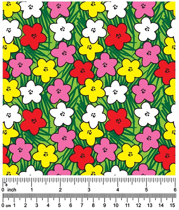 F7268 Summer Flowers Fabric