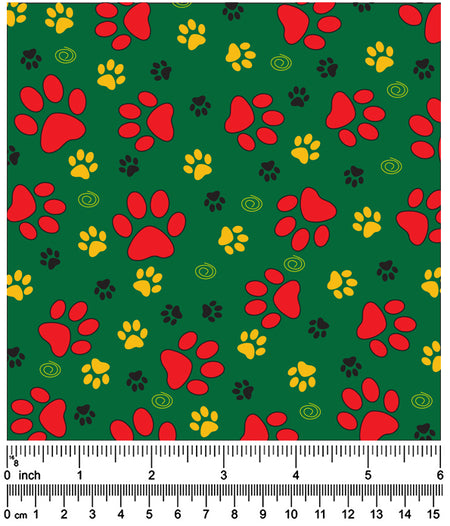 F7078 Paws on Green