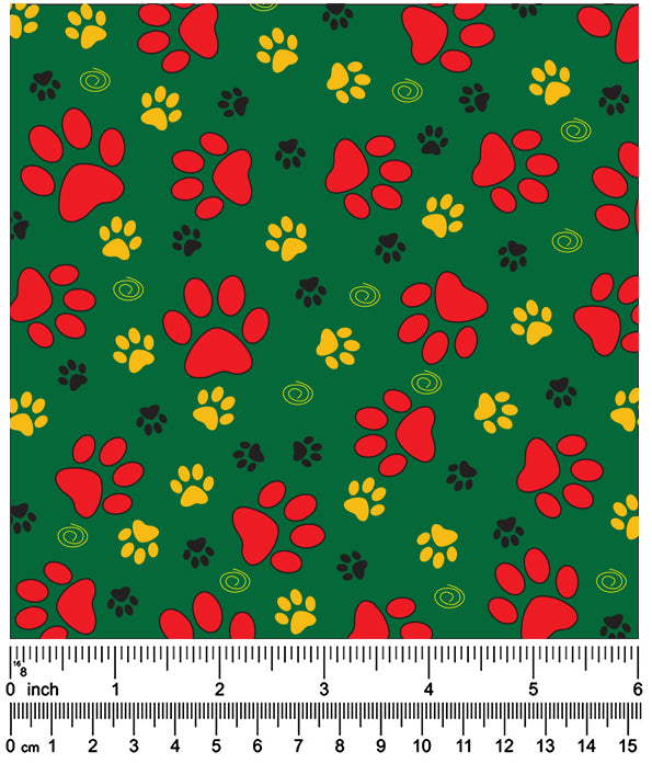 F7078 Paws on Green