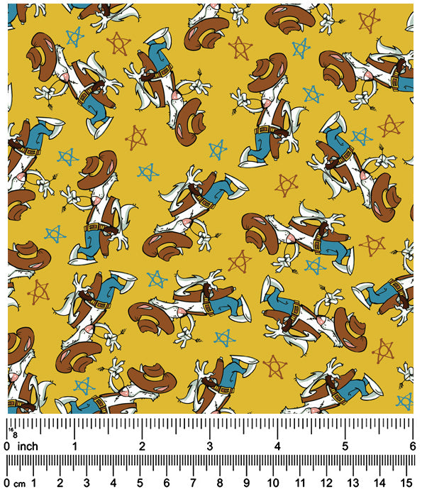 FA7081 Doggie Cowboy Fabric