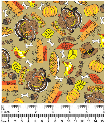 F7182 Thanksgiving Fabric
