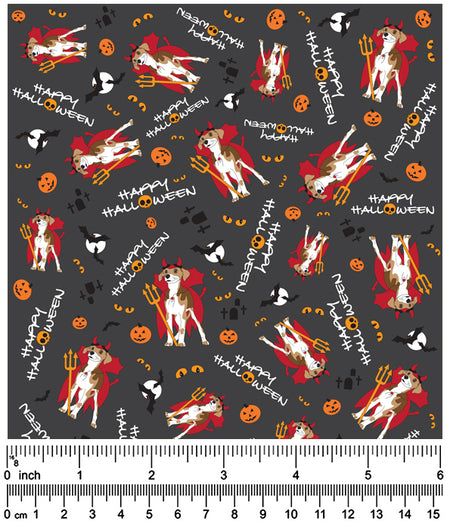 F7213 Spooky Doggy Fabric