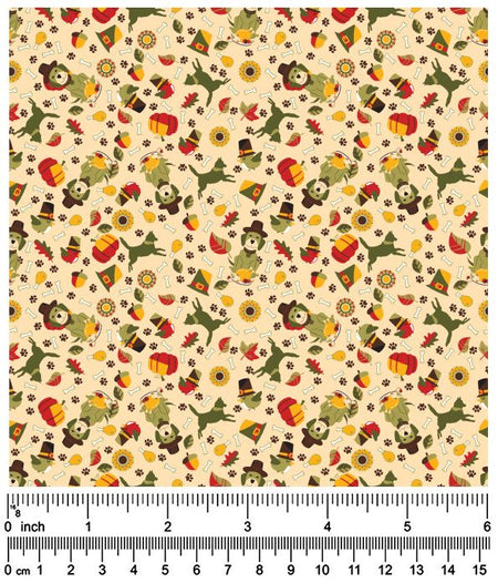 F7219 Pilgrim Hat Doggie Fabric