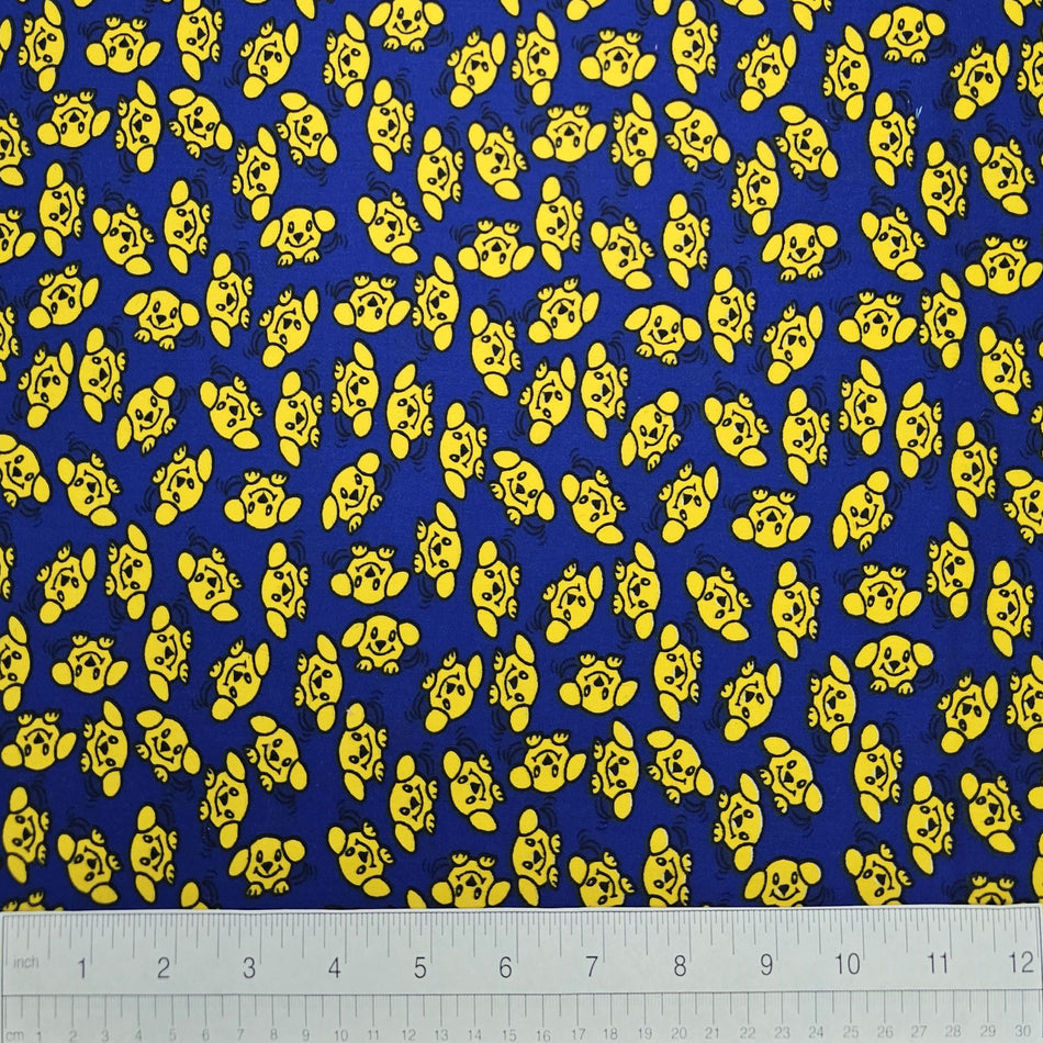 F7098 Doggie Heads, Blue