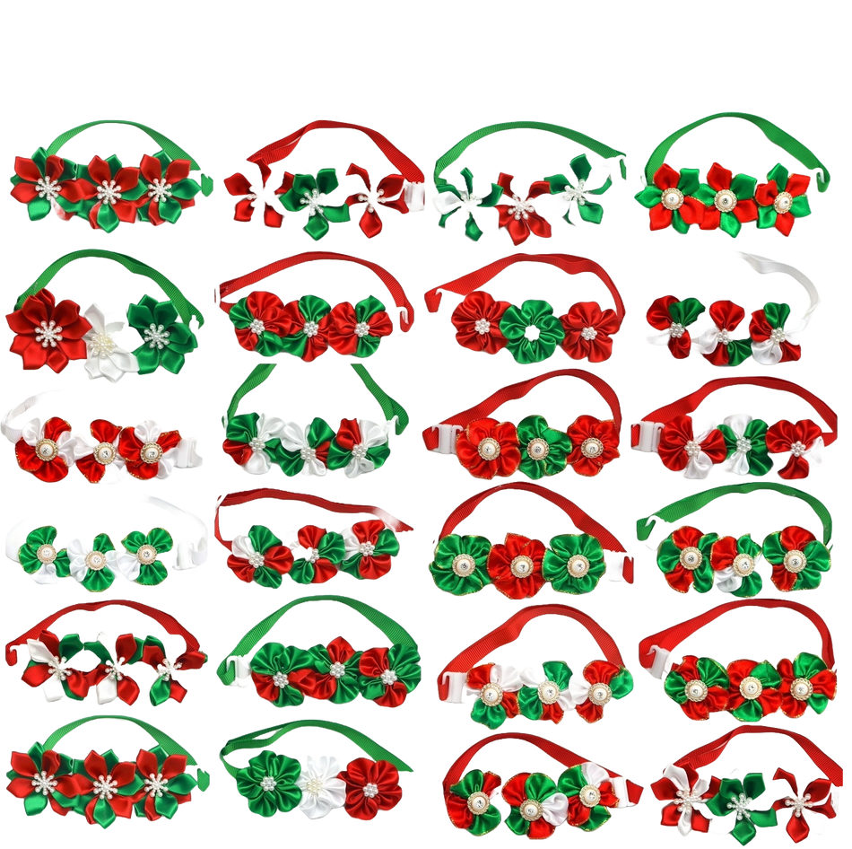 FC2 12 Mix Pack Christmas Flower Collars
