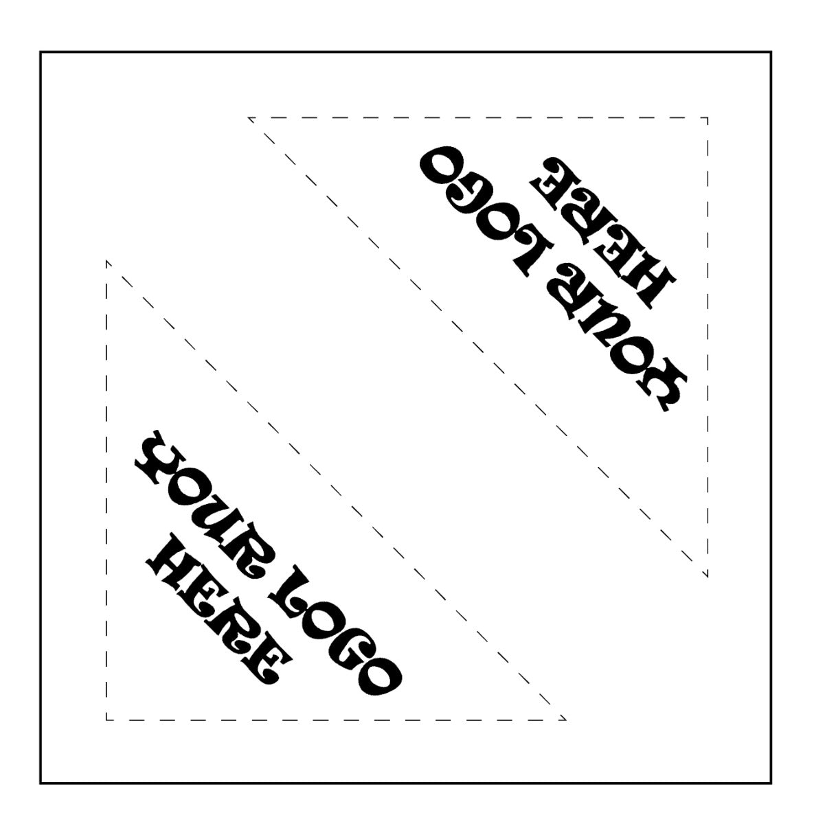 SQ3603 Square Bandana Cloud White
