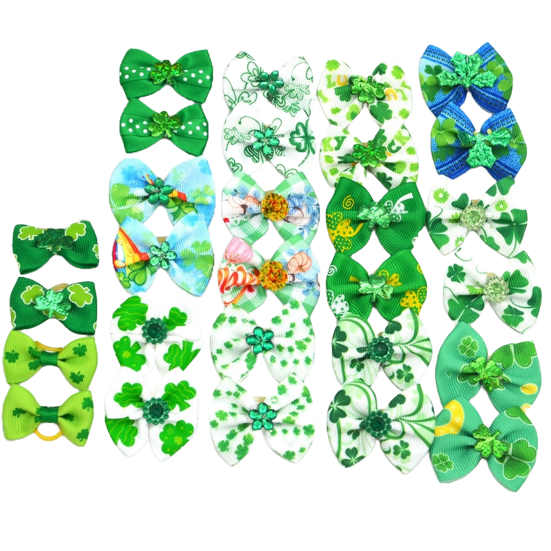 PKB8 24 Mix Pack St. Patrick's Day Bows
