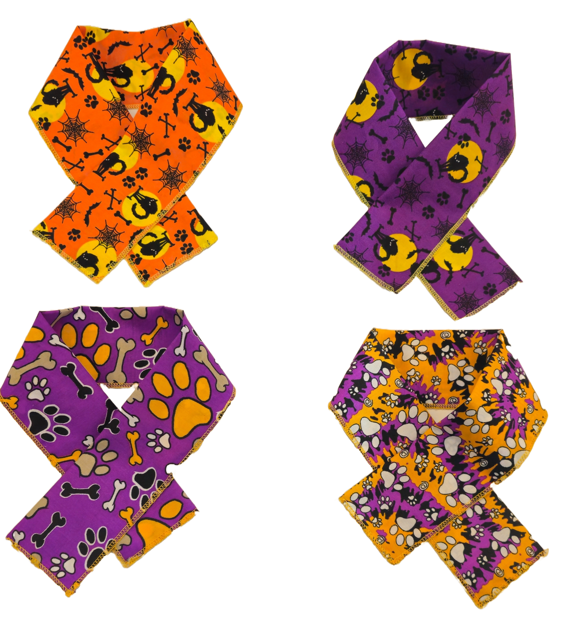 PKSCRF12 12 Assorted Halloween Scarf 