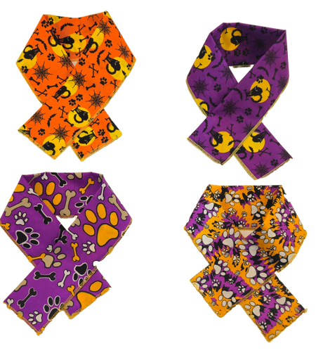 PKSCRF12 12 Assorted Halloween Scarf 