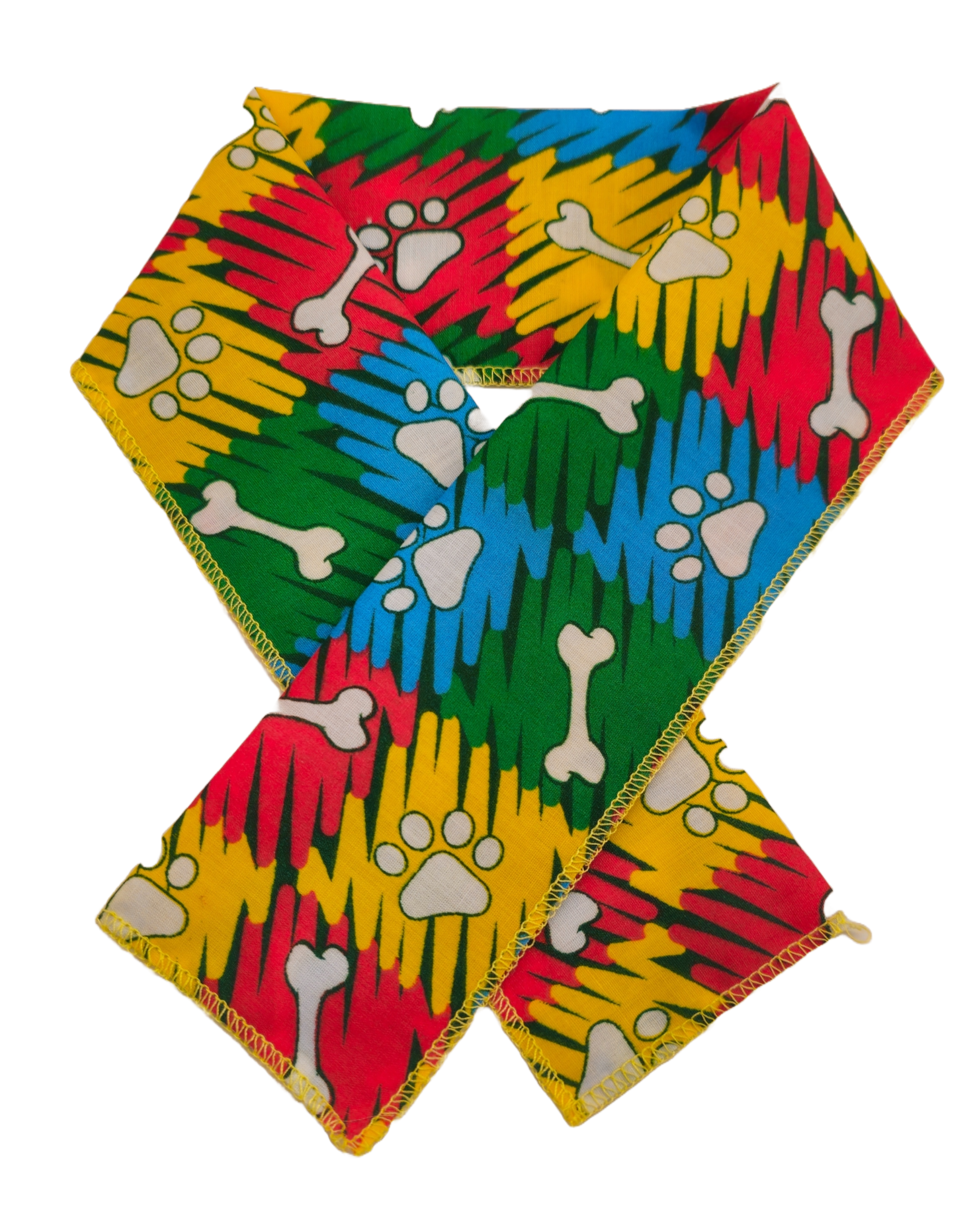 PKSCRF1 12 Assorted Paws & Bones Scarf 