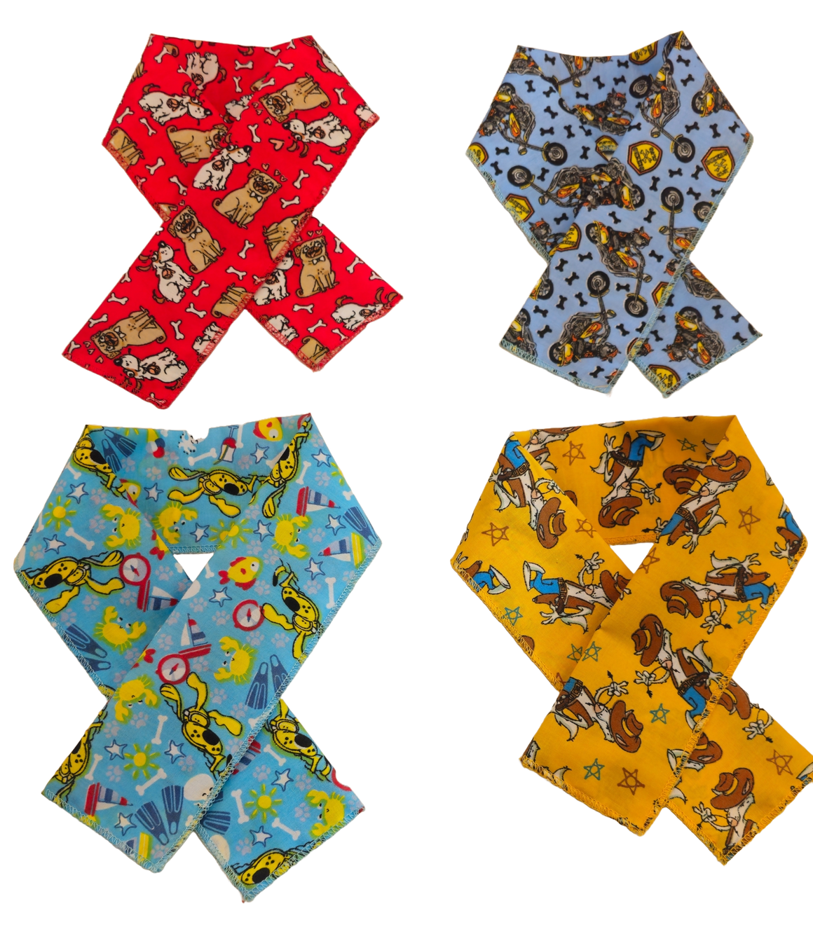 PKSCRF4 12 Assorted Doggie Scarf 