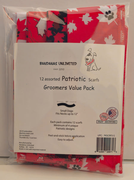 PKSCRF5 12 Assorted Canada Day Scarf 