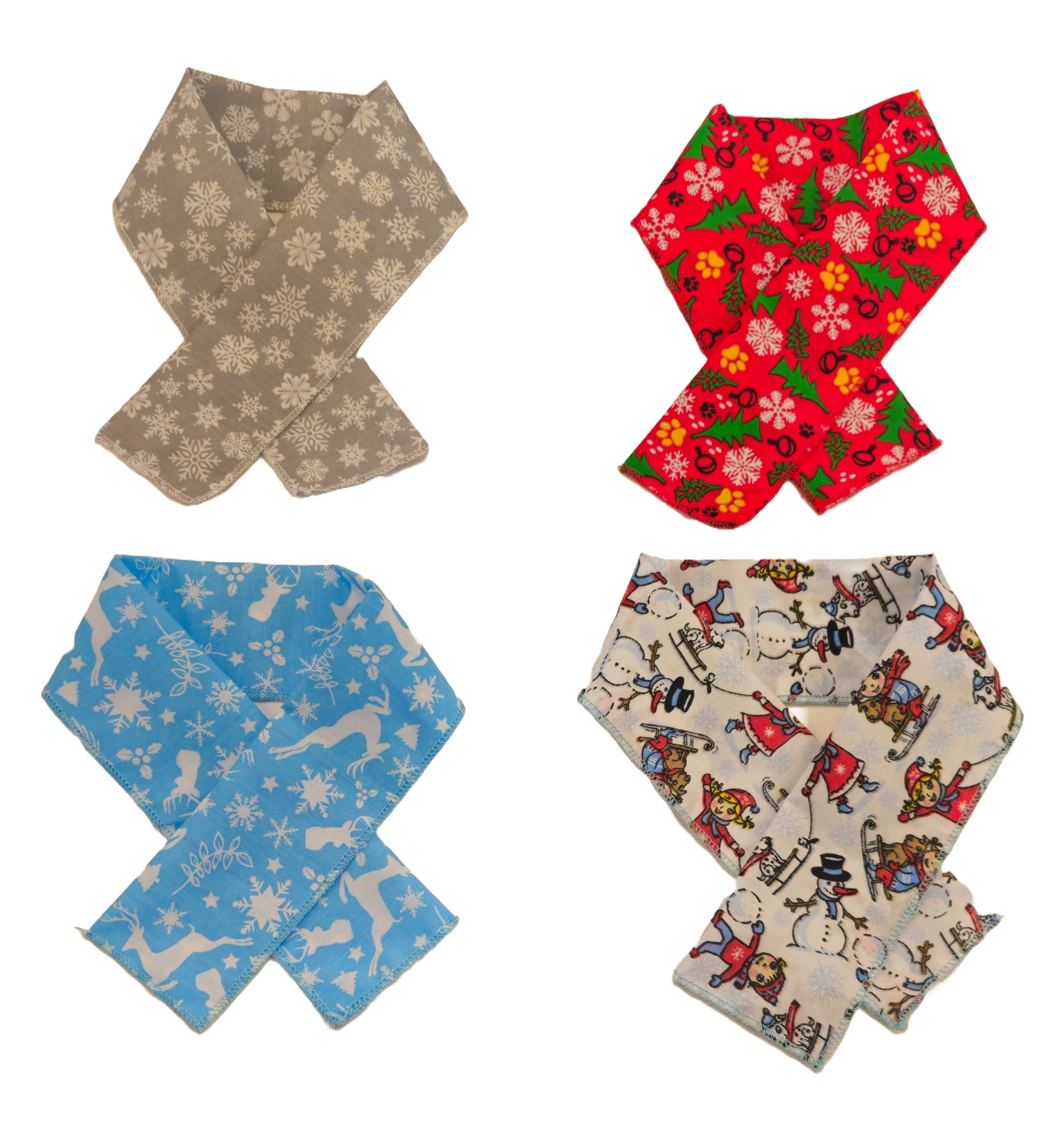 PKSCRF6 12 Assorted Christmas/Winter Scarf 
