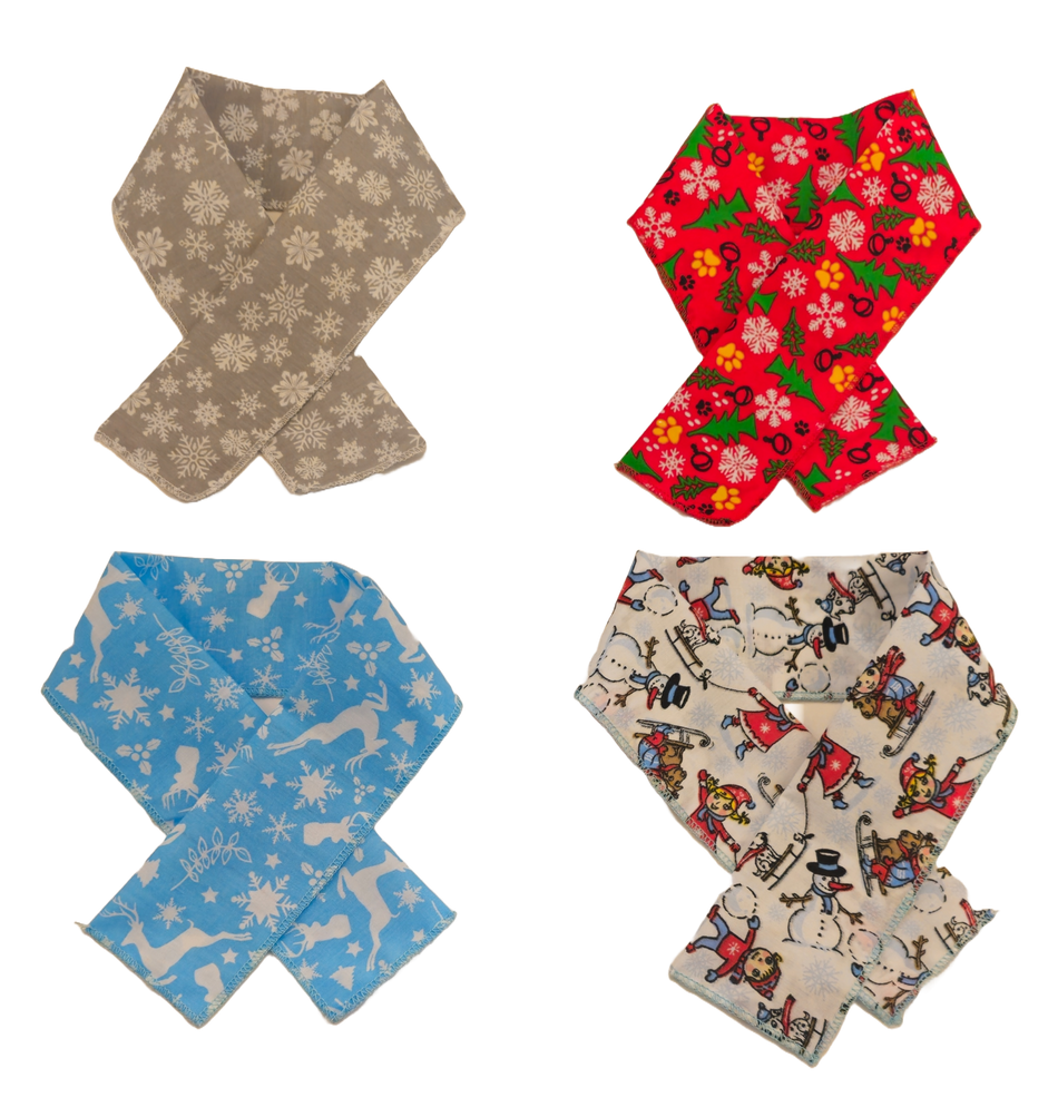 PKSCRF6 12 Assorted Christmas/Winter Scarf 