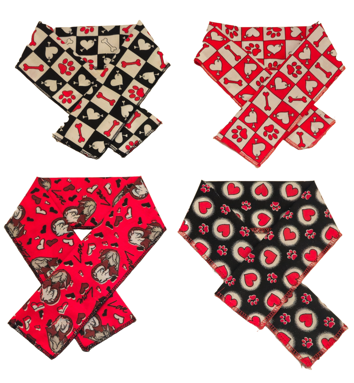 PKSCRF7 12 Assorted Valentine's Day Scarf 