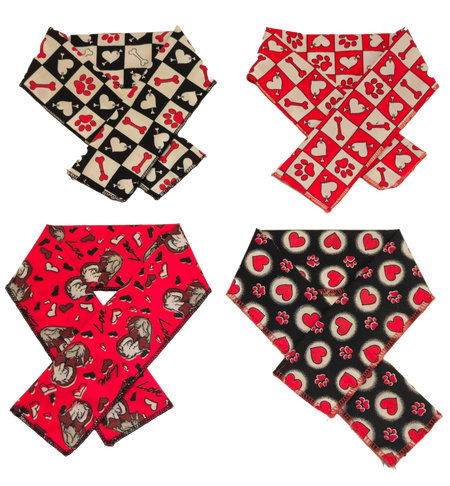 PKSCRF7 12 Assorted Valentine's Day Scarf 