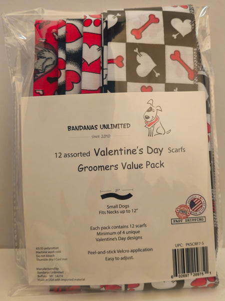 PKSCRF7 12 Assorted Valentine's Day Scarf 
