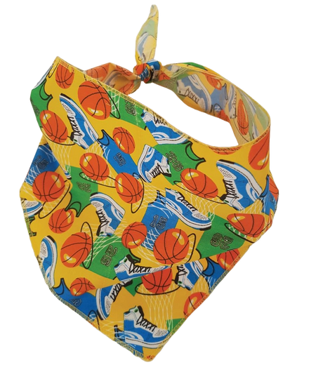 SA3025 Basketball Doggie Bandana, Orange