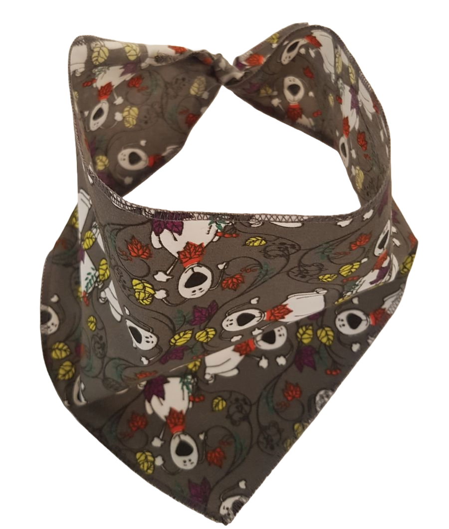 SA3050 Autumn Doggie Bandana, Gray