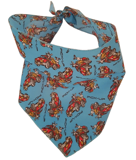 SA3085 PIck Up Doggie Bandana, Blue