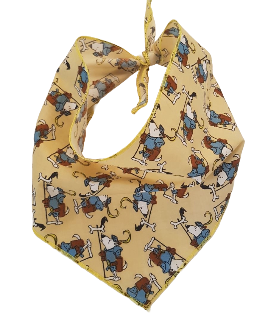 S3098 Night In Shining Armor Doggie Bandana, Brown