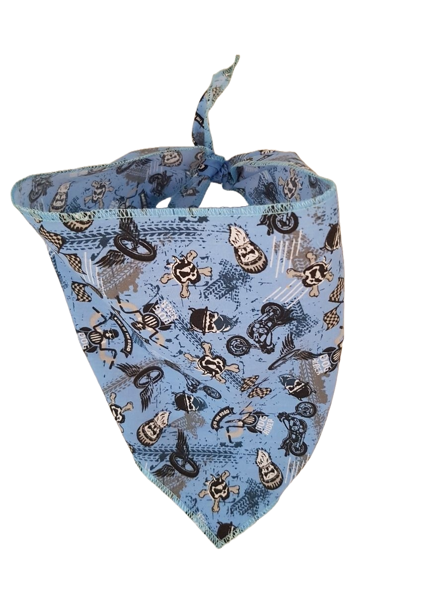 S3103 Dog Rider Bandana, Blue
