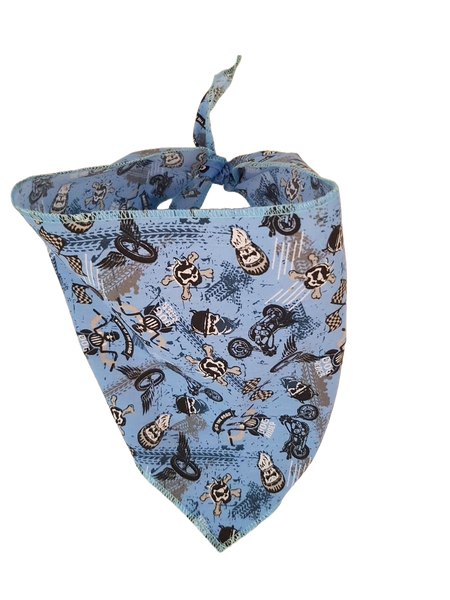 S3103 Dog Rider Bandana, Blue