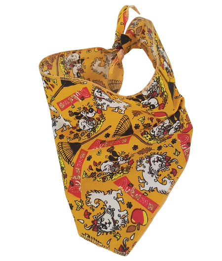 S3137 Autumn Doggie Bandana, Orange