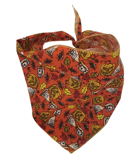 SA3141 Spooky Doggie Bandana, Brown